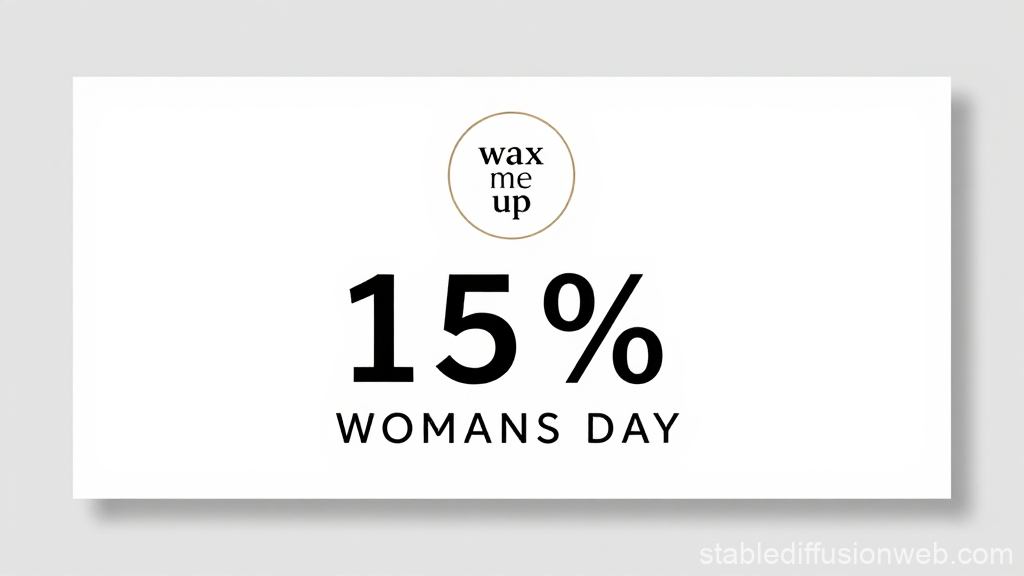 15% Discount Promotion for Women's Day by Wax Me Up