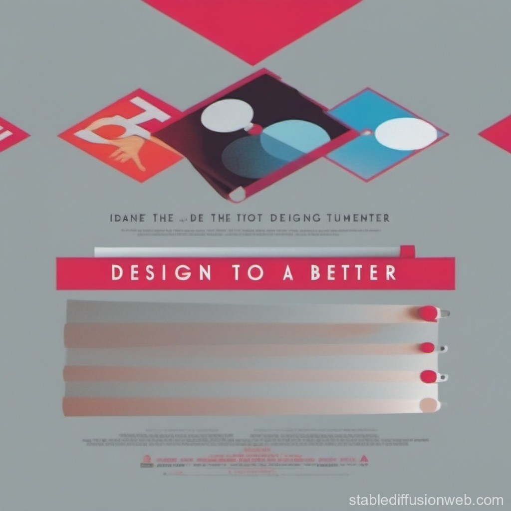 Abstract Design Concept with Bold Typography