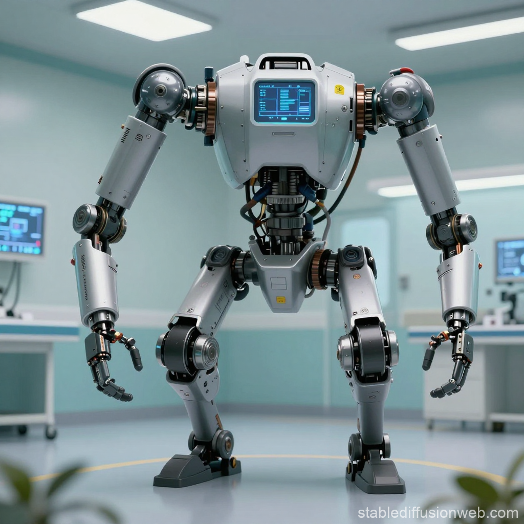 Advanced Humanoid Robot in Clinical Laboratory