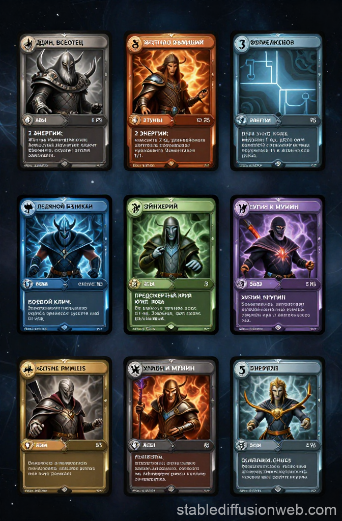 Arcane Battle Fantasy Card Deck