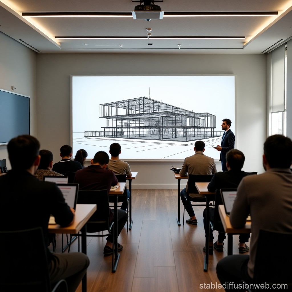 Architectural Presentation in Modern Classroom