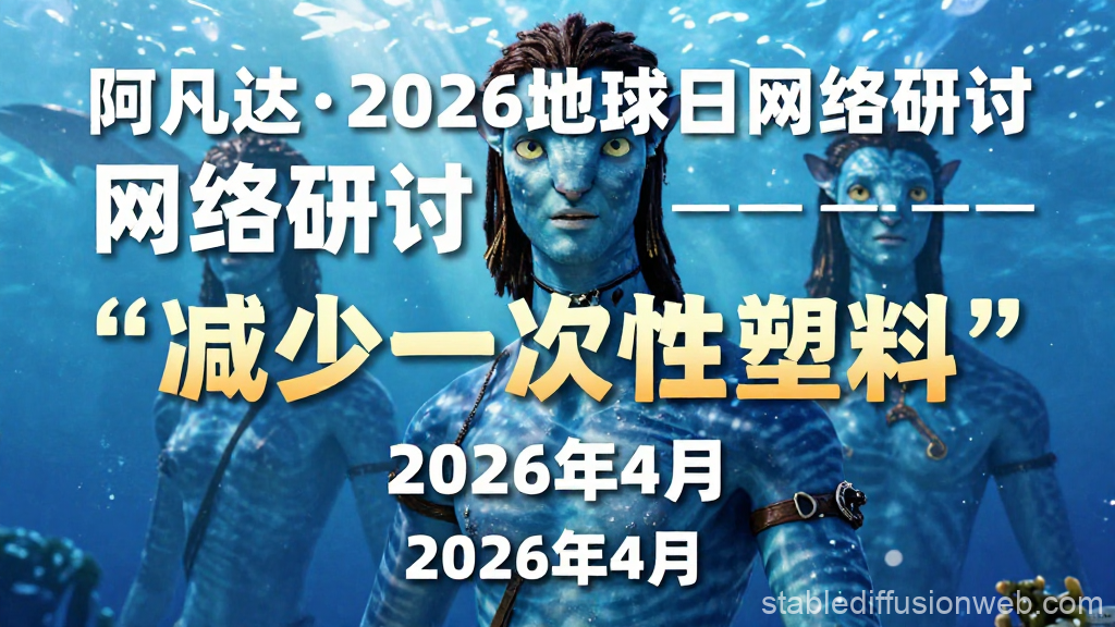 Avatar Characters Promoting 2026 Earth Day Seminar on Reducing Single-Use Plastics