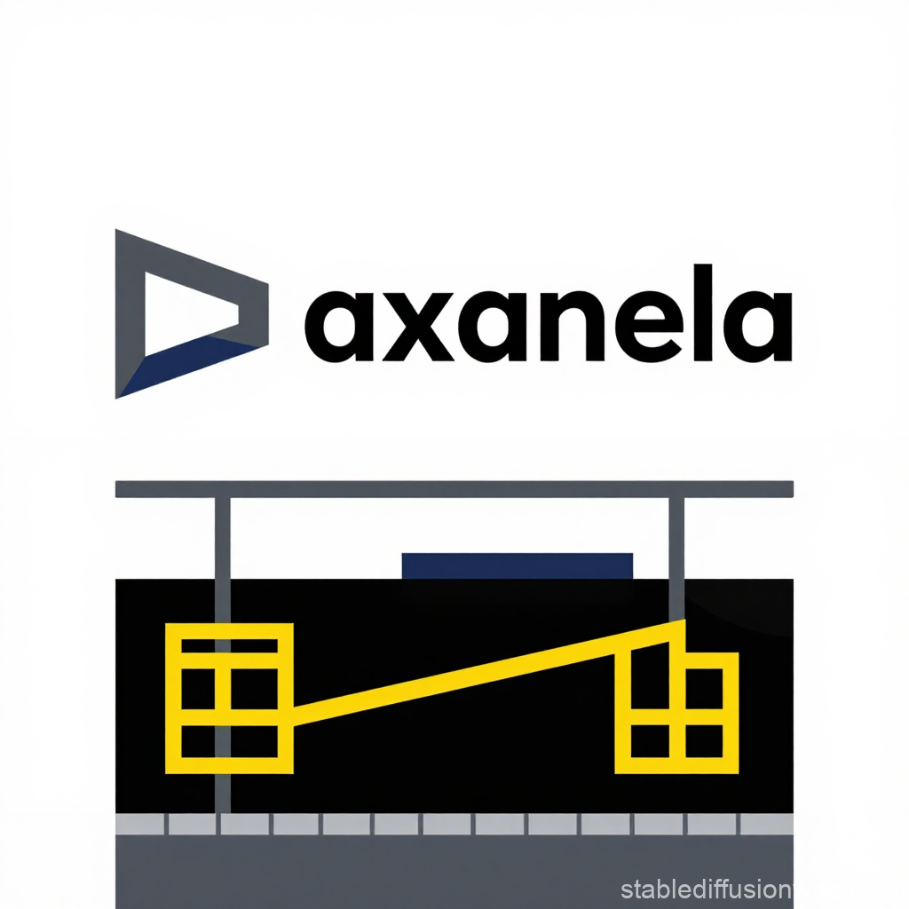 Axanela Construction Company Logo Design