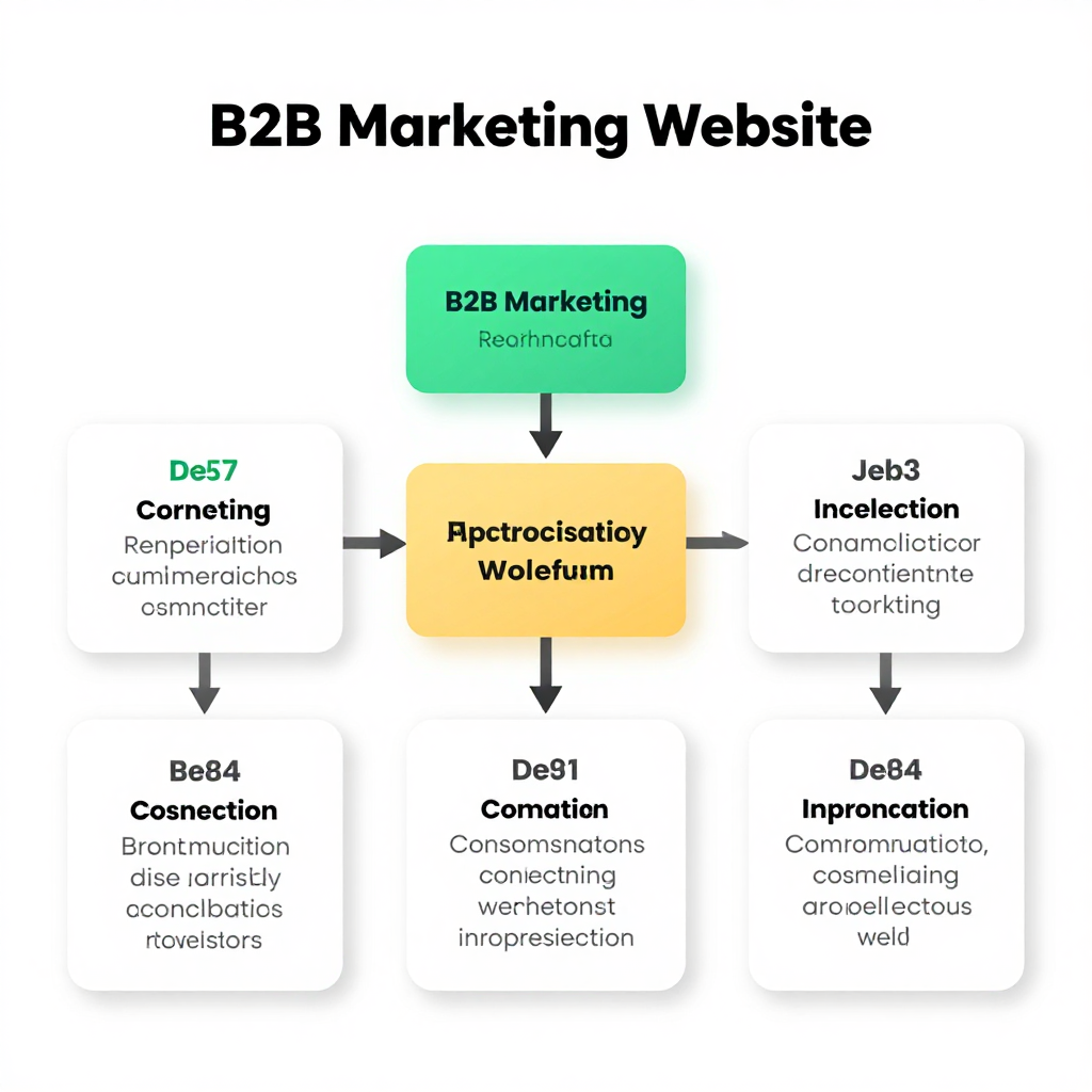 B2B Marketing Website Workflow Diagram