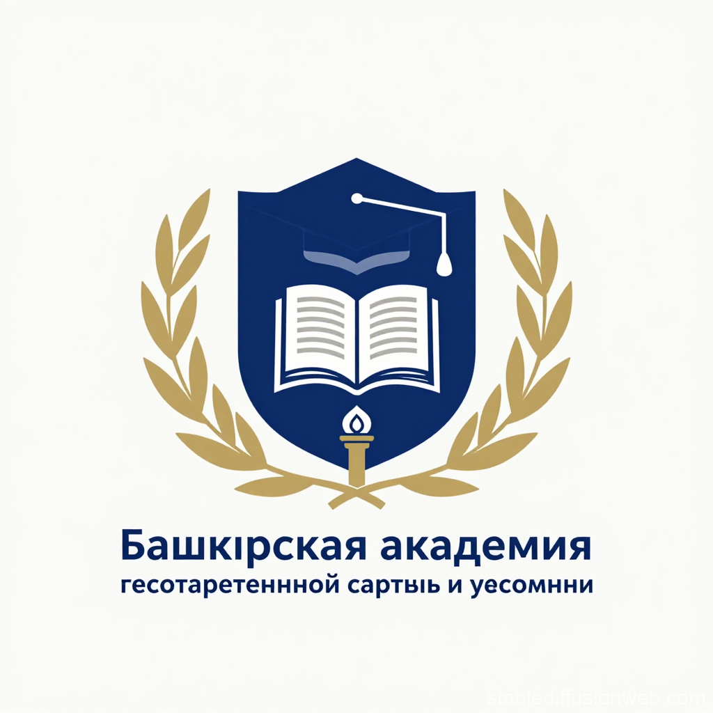 Bashkir Academy Educational Logo Design
