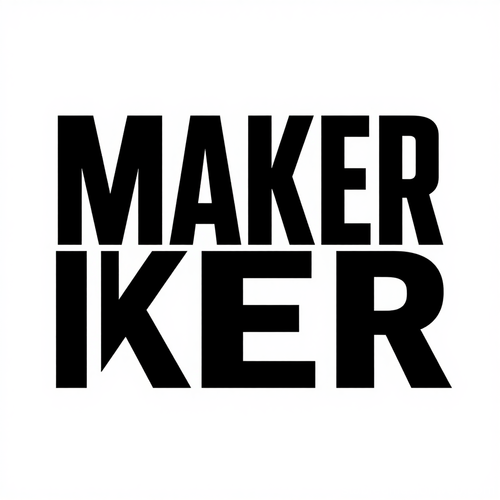 Bold Solid Font Business Logo