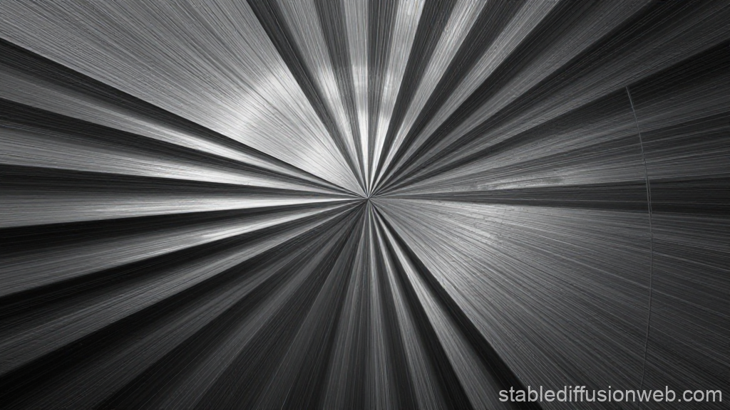 Brushed Metal Radial Abstract Surface