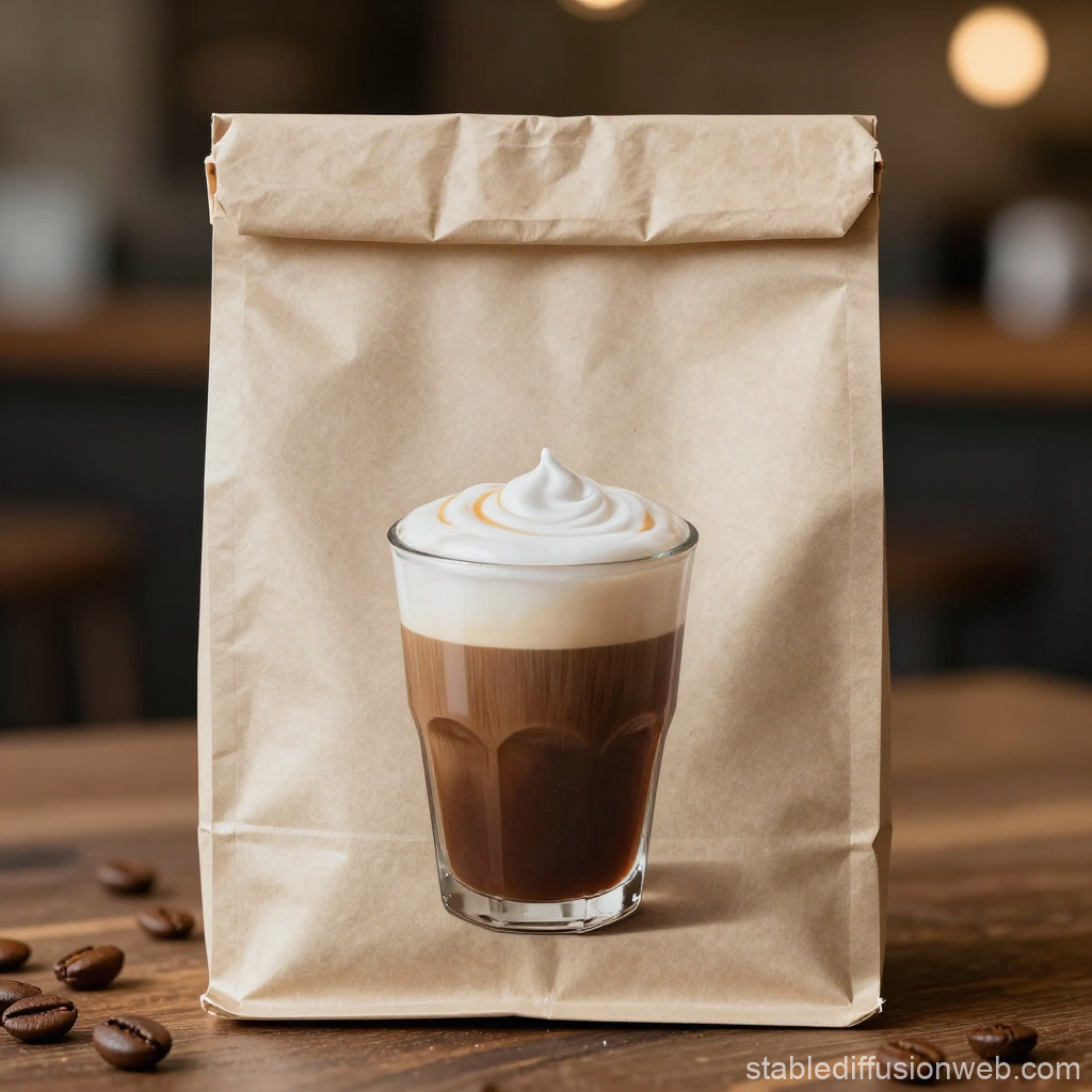Cappuccino Coffee Bag with Creamy Foam