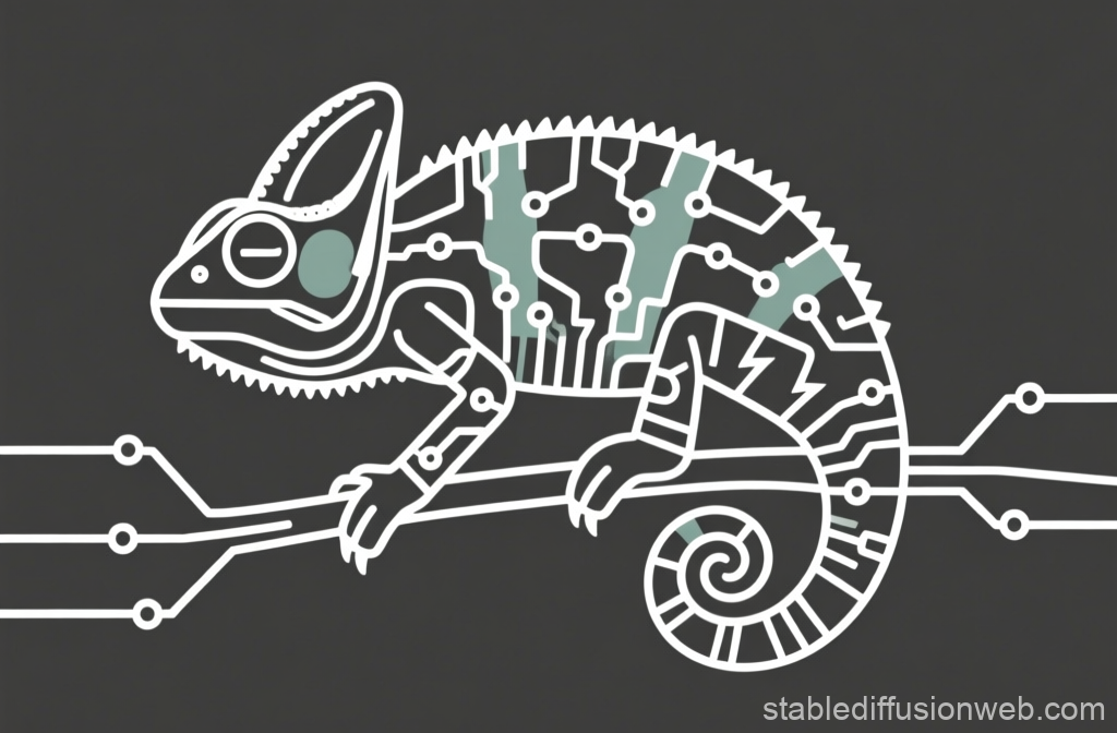 Chameleon Integrated with Electrical Circuit Design