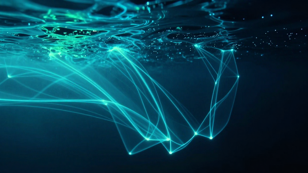 Cherenkov Light Patterns Underwater