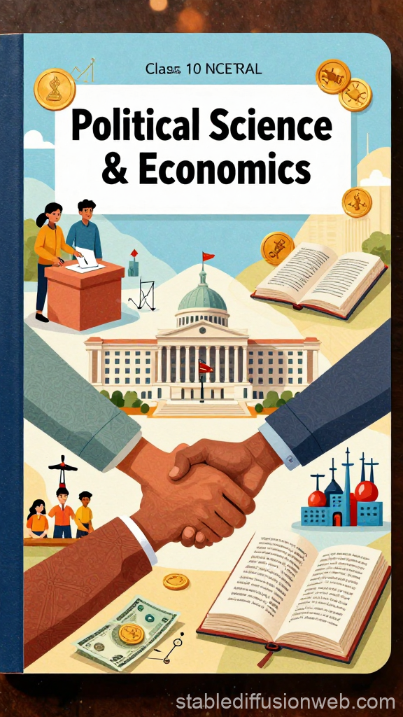 Class 10 Political Science & Economics Textbook Cover
