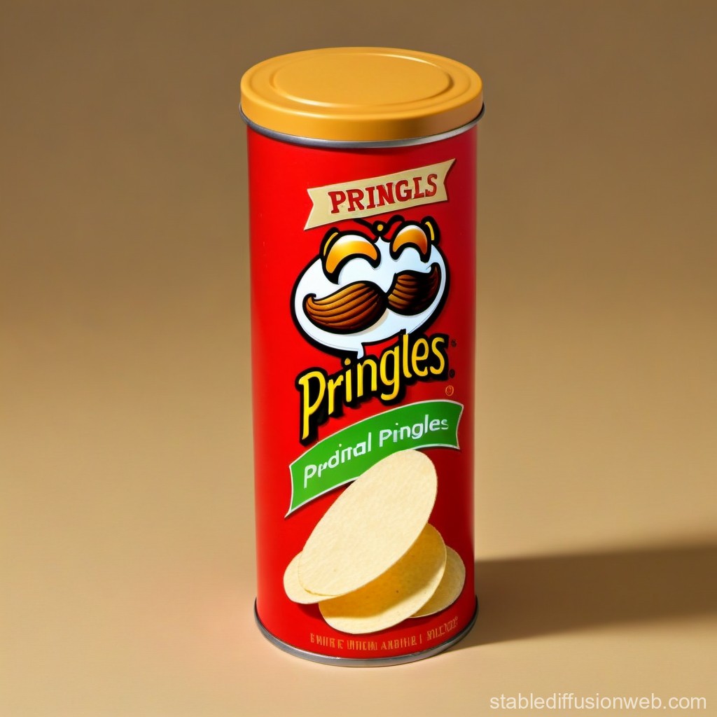 Classic Pringles Can with Original Flavor Chips