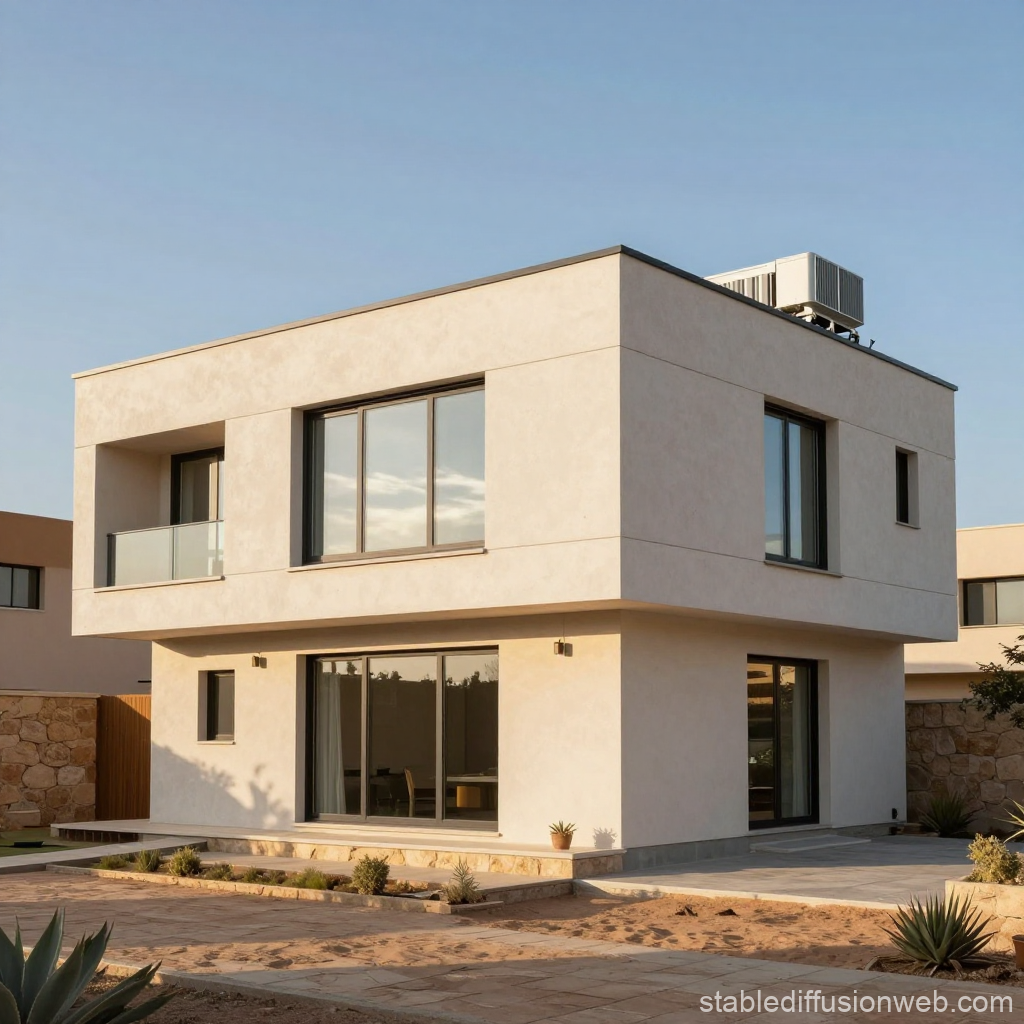 Contemporary Minimalist Passive House Exterior