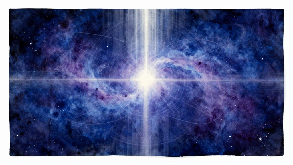 Cosmic Sacred Geometry with Radiant Starburst