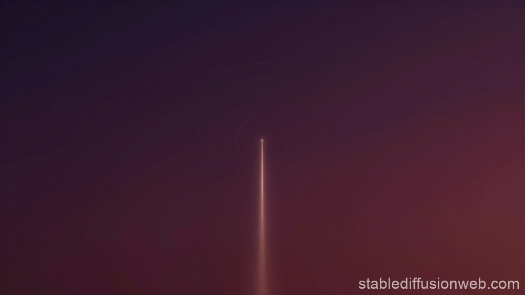 Cosmic Spiral Signal Emitting Light Beam