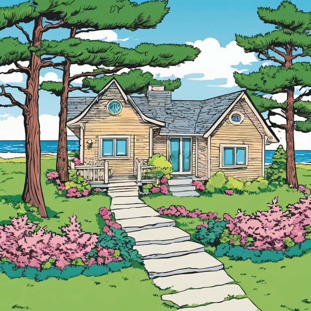 Cozy Cottage by the Sea with Lush Garden