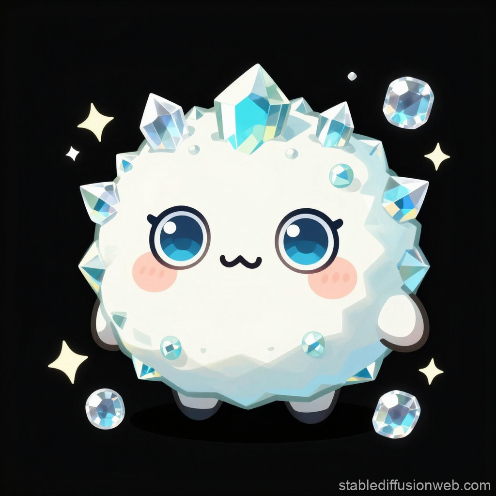 Cute Cartoon Crystal-Encrusted Pet