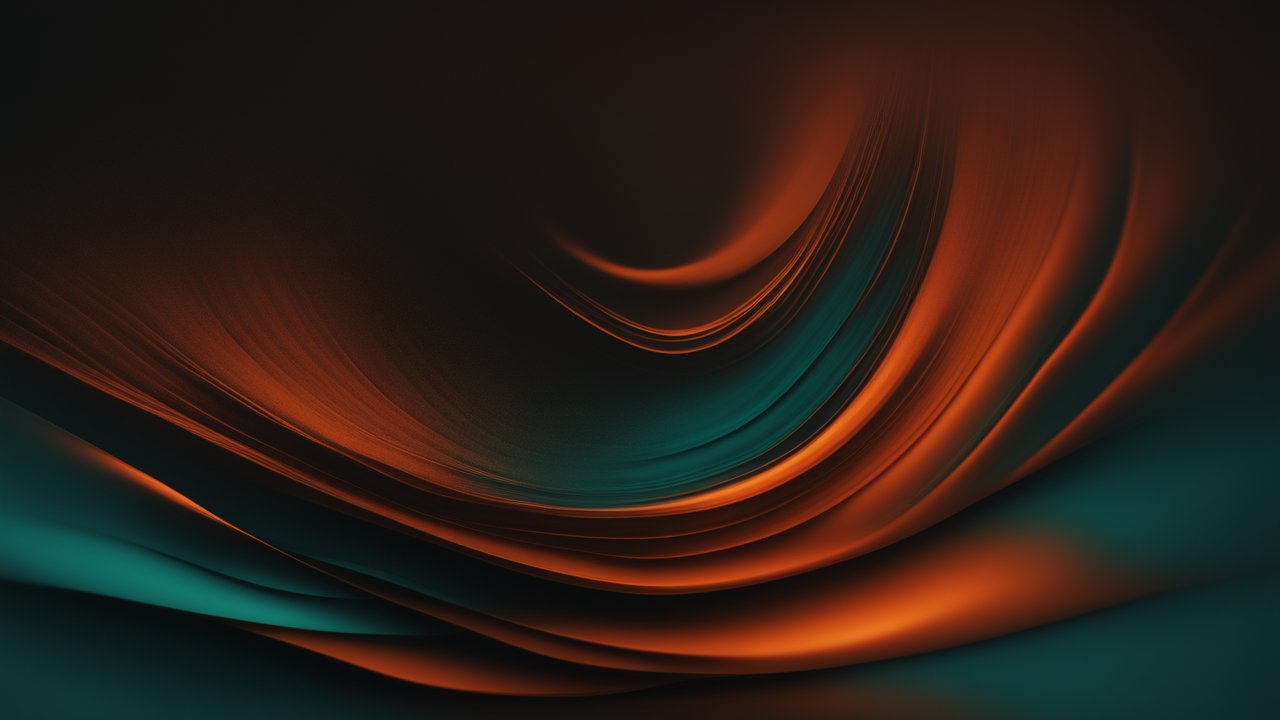 Dark Abstract Flowing Color Gradient