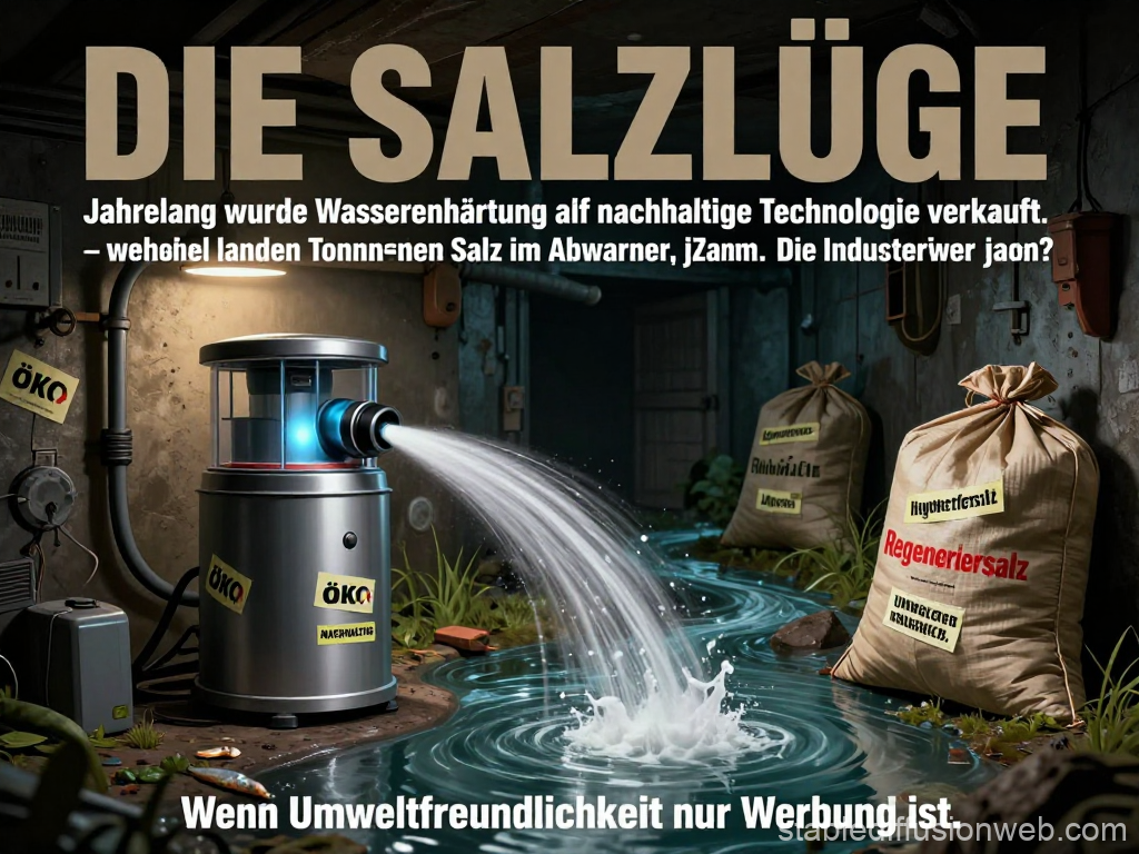 Die Salzlüge: Umweltprobleme durch Wasserenthärtungssalz