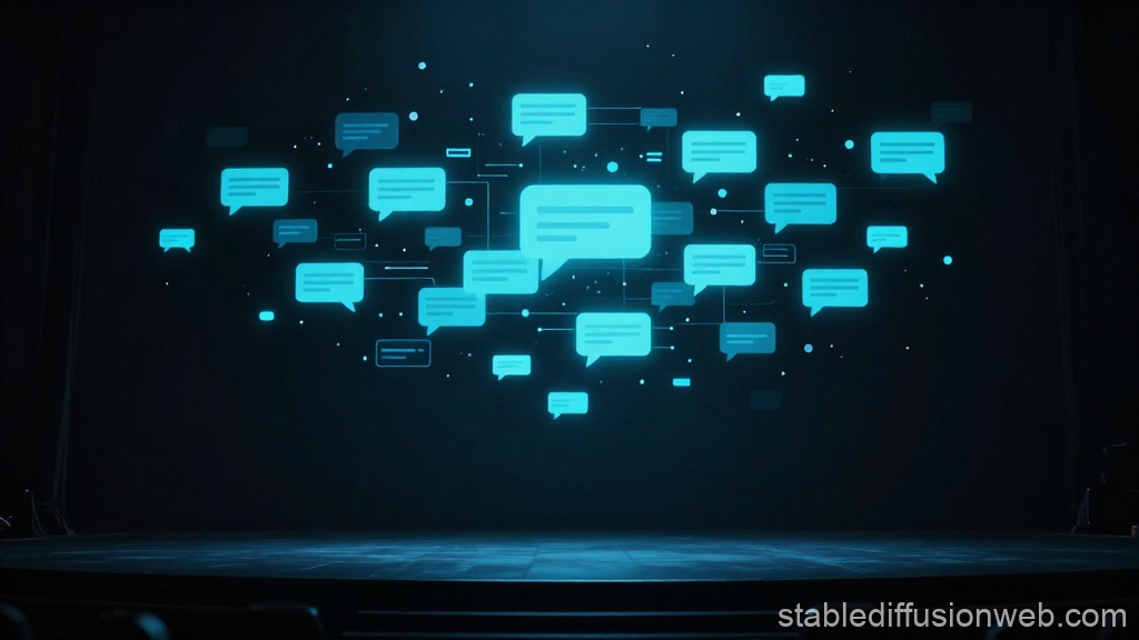Digital Social Network Communication Visualization