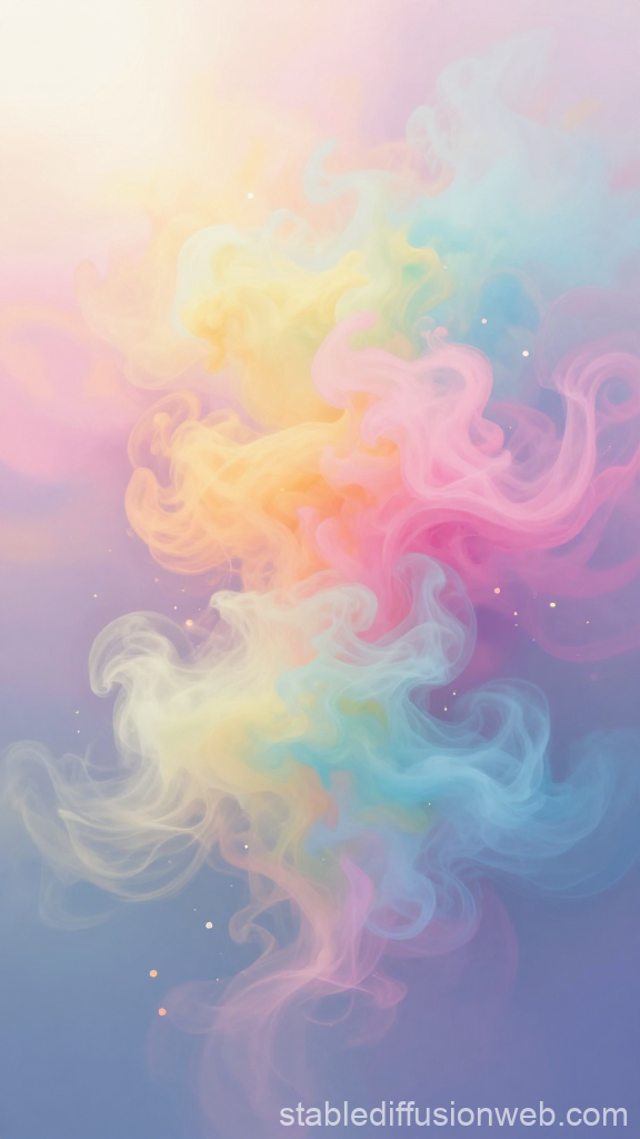 Dreamy Colorful Smoke Abstract Wallpaper