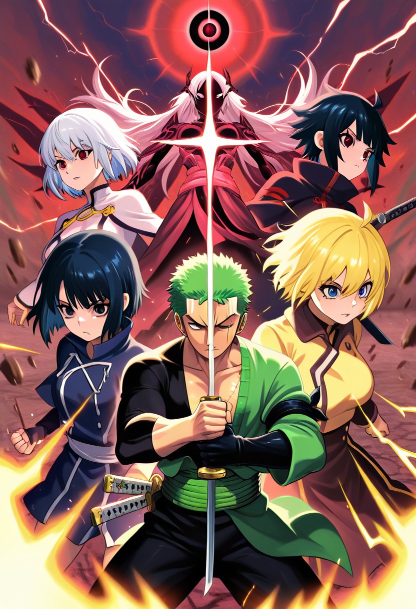 Dynamic Anime Warriors United Against Dark Force