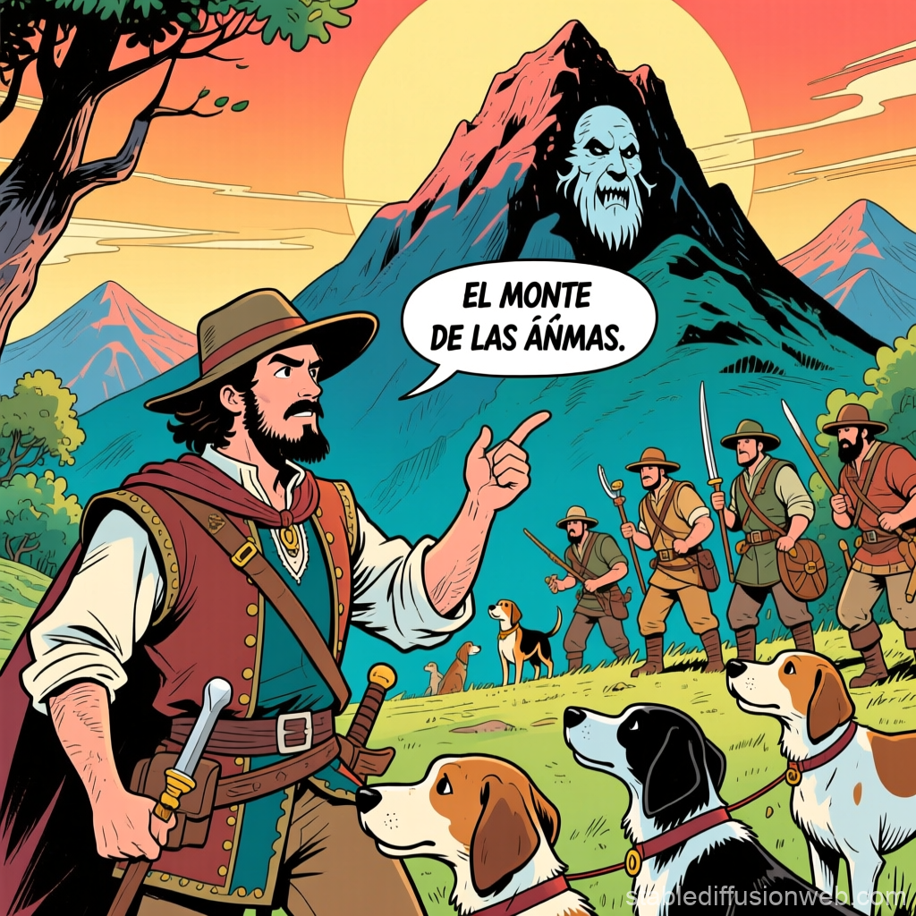 El Monte de las Ánimas - Legendary Mountain Scene