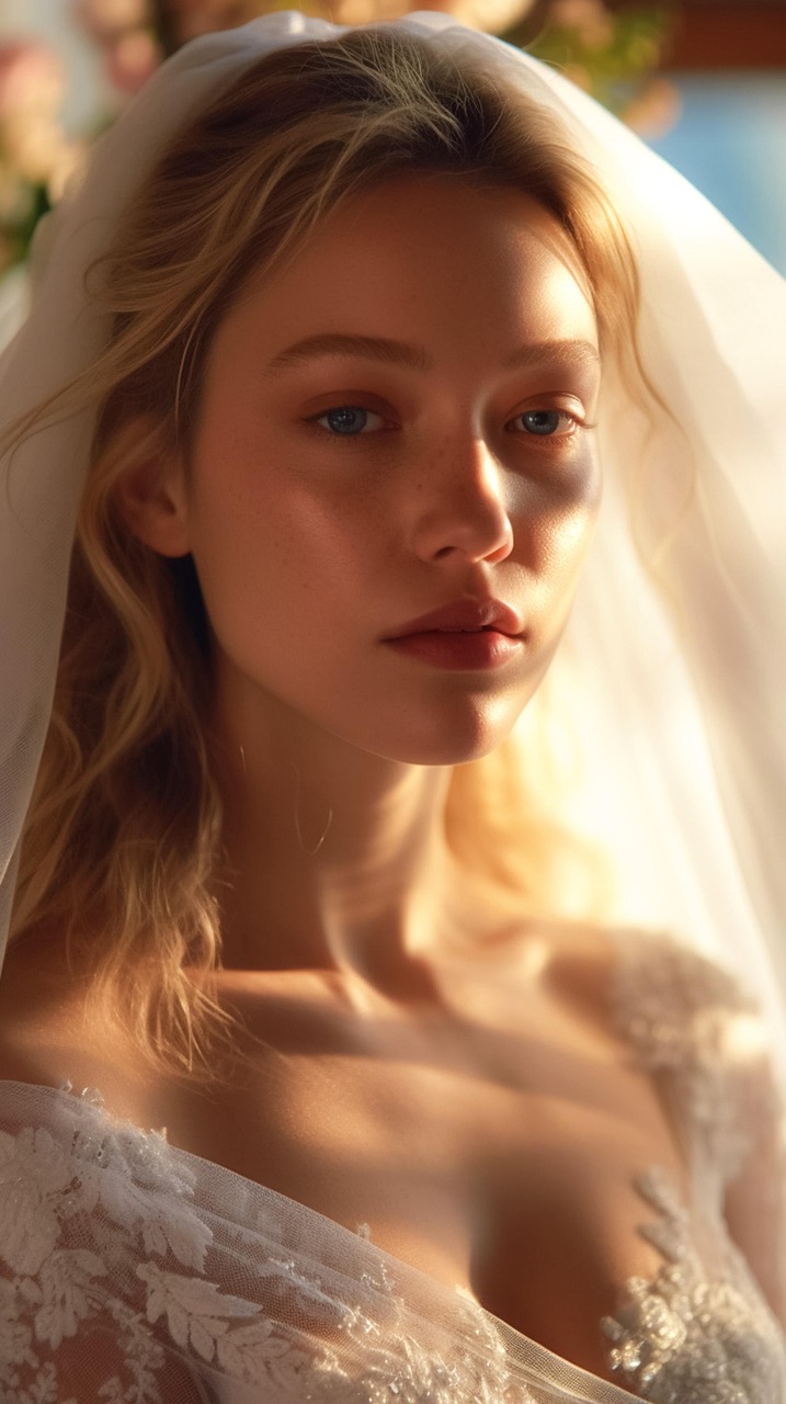 Elegant Bride in Soft Natural Light