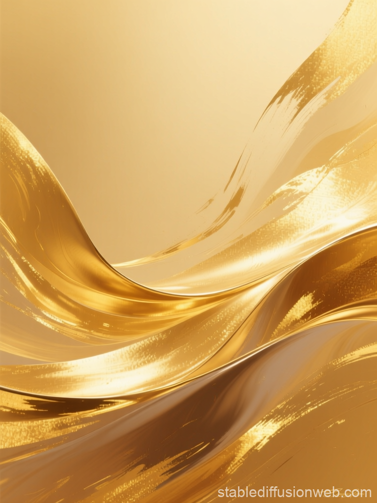 Elegant Gold Abstract Waves Background