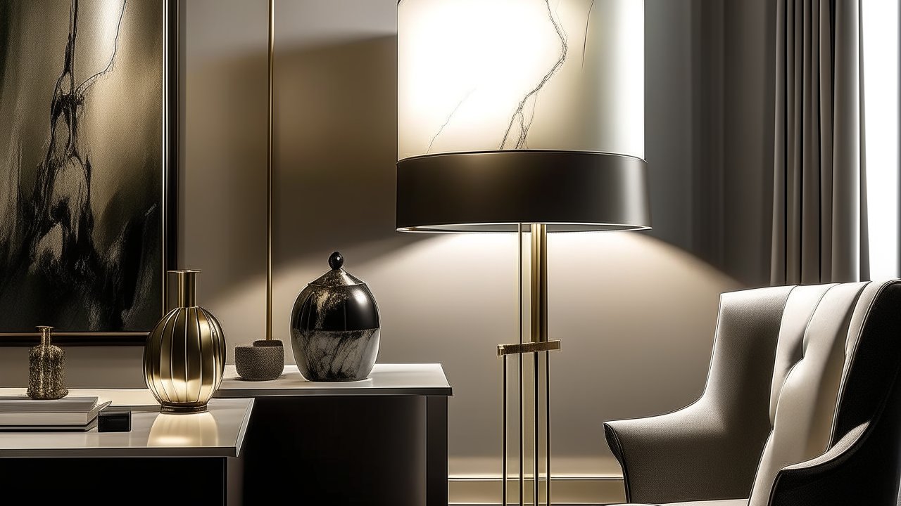 Elegant Modern Interior with Ambient Lighting