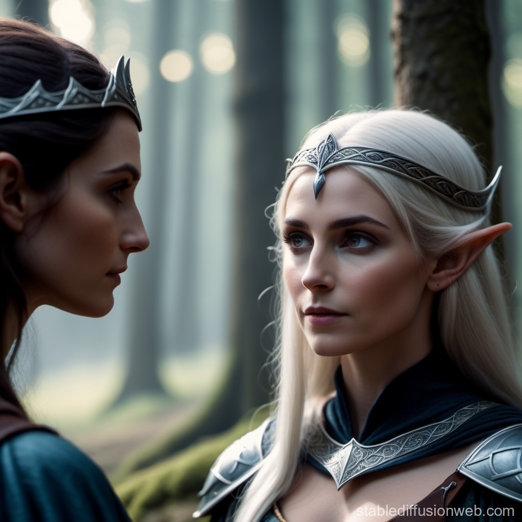 Elven Queens in Enchanted Forest