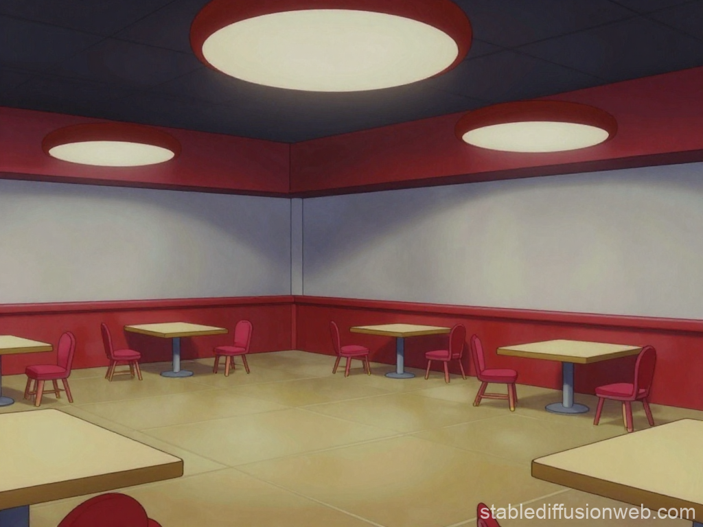 Empty Kids Playplace Seating Area