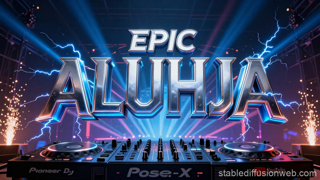 Epic Aluhja DJ Festival with Dynamic Lighting and DJ Equipment
