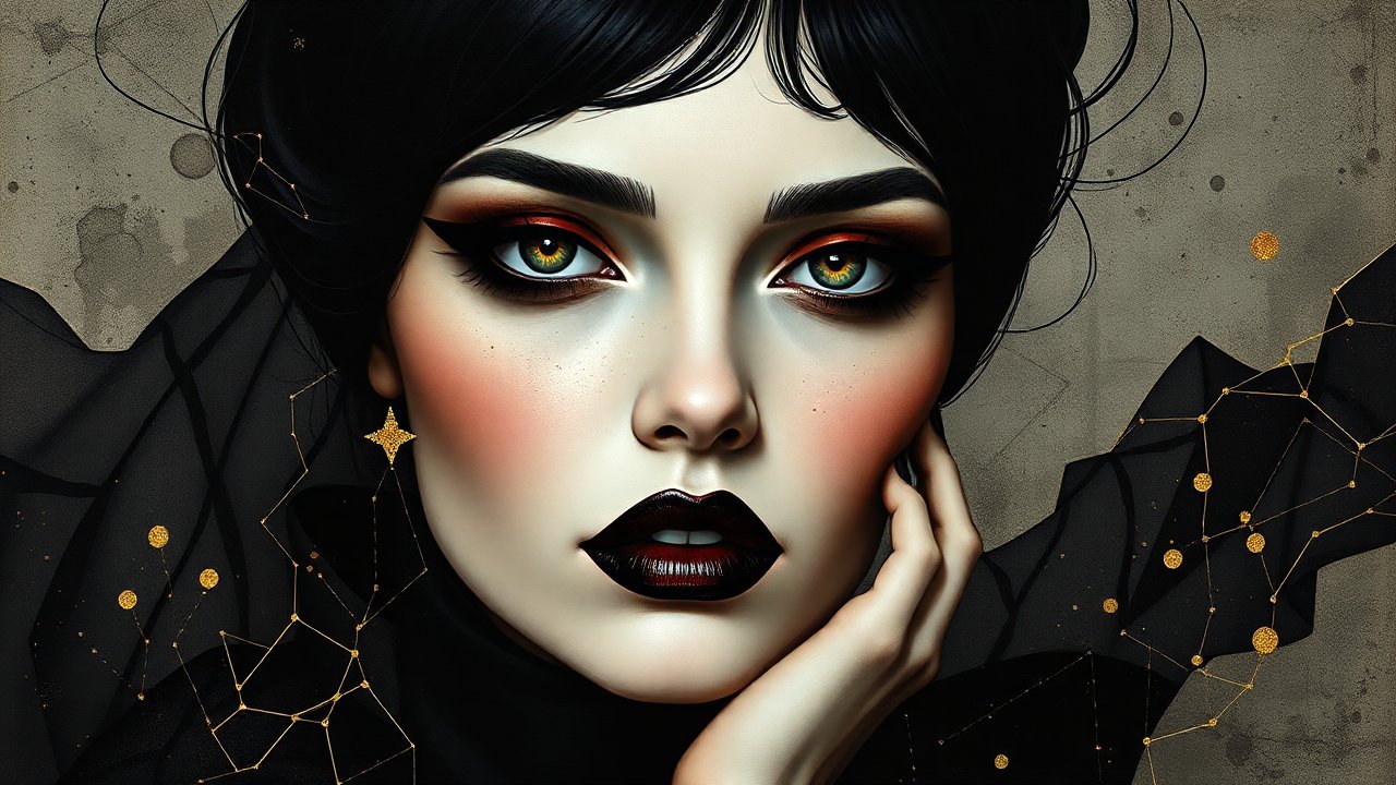 Exomorph Beauty with Cosmic Minimalism