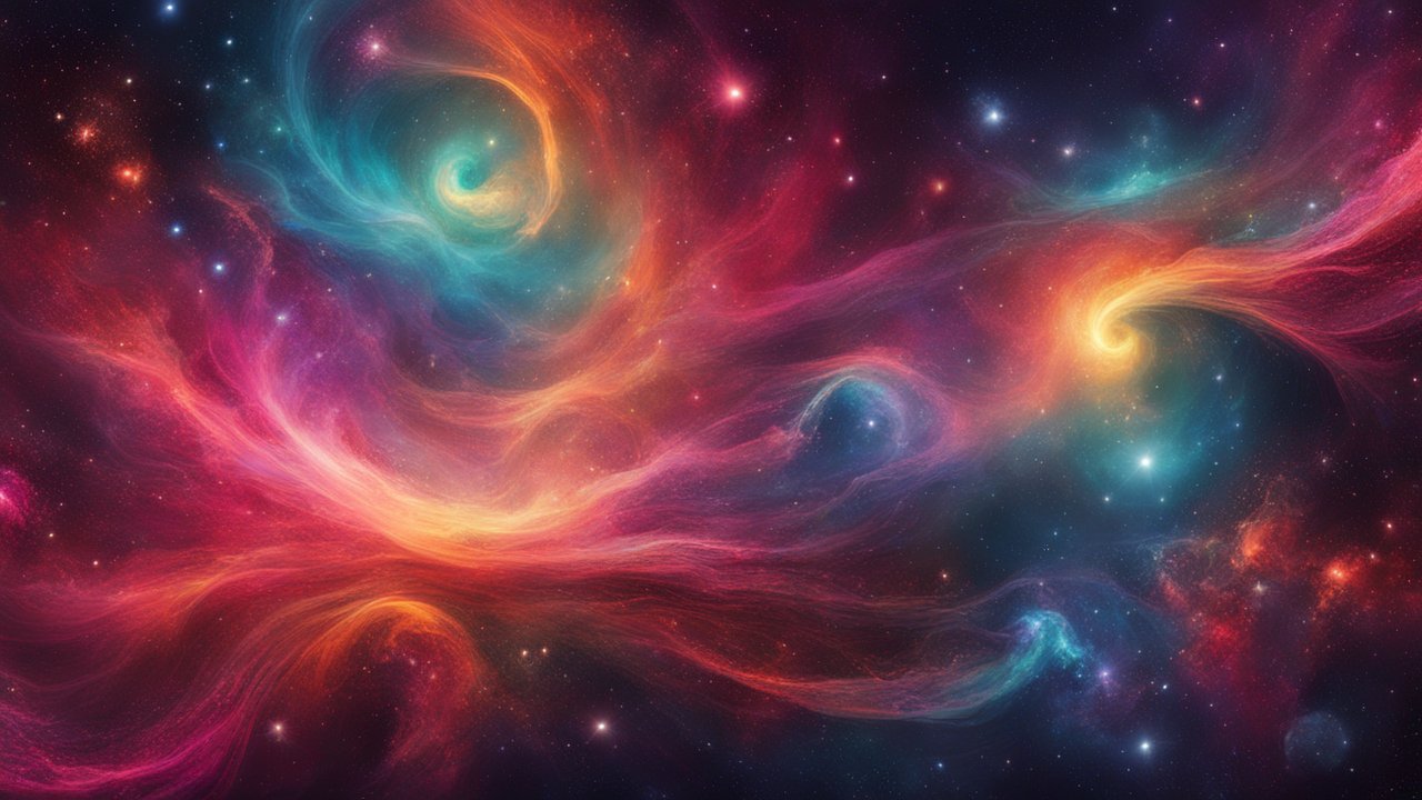 Fabulous Mystical Outer Space Nebula