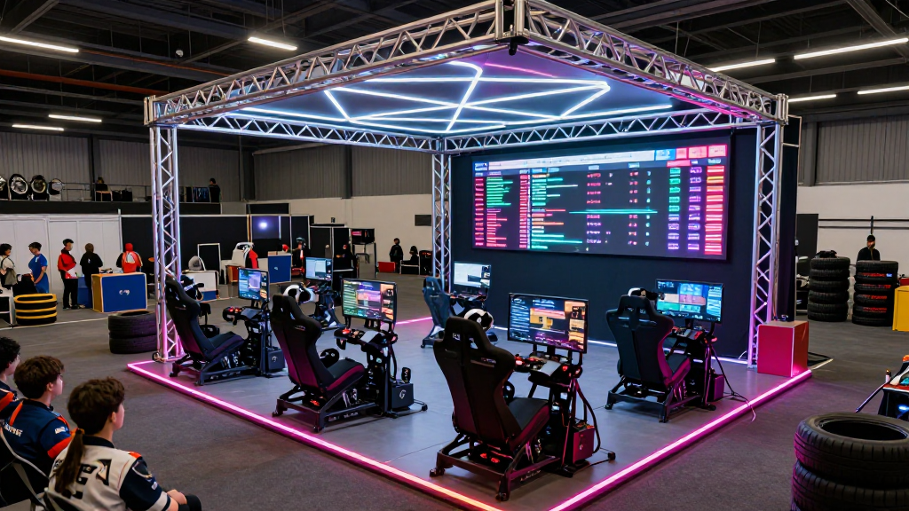 Fanatec Esports Rally Arena Setup with Racing Simulators