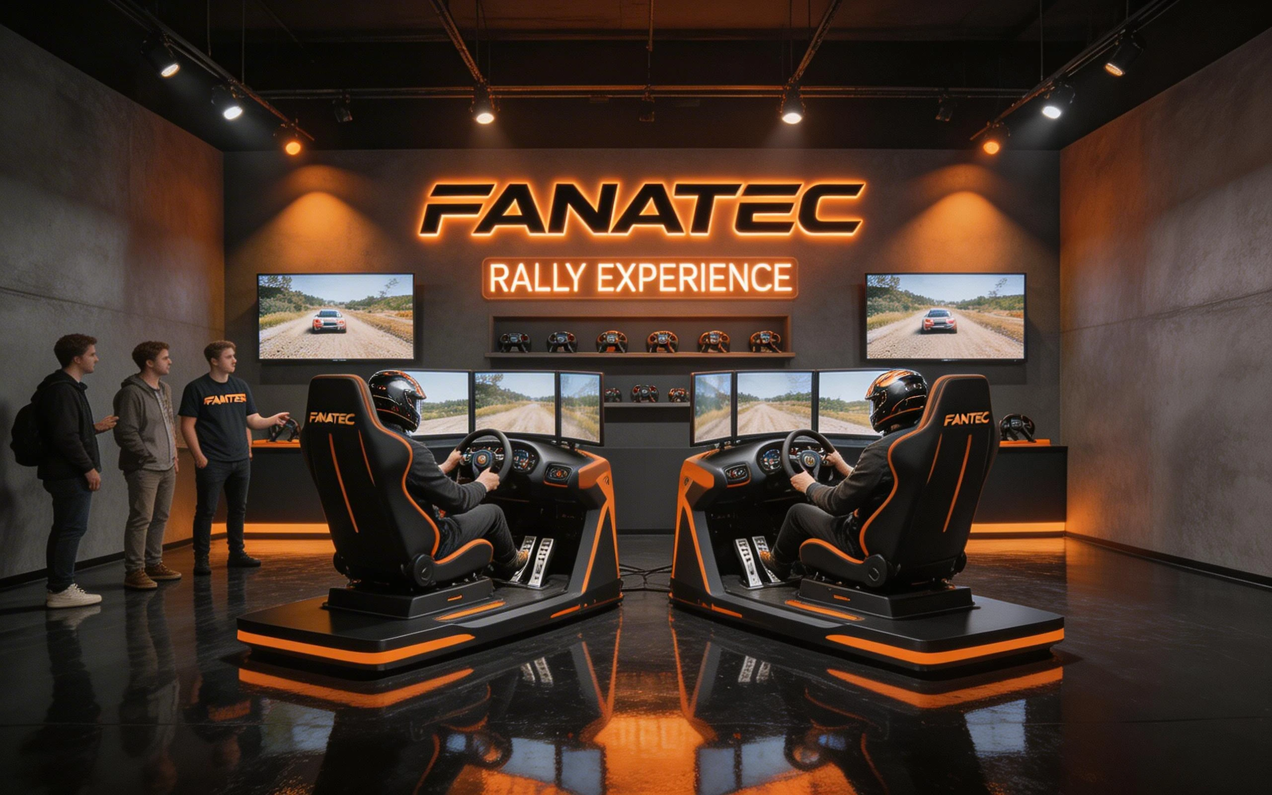 Fanatec Rally Experience Racing Simulator Booth