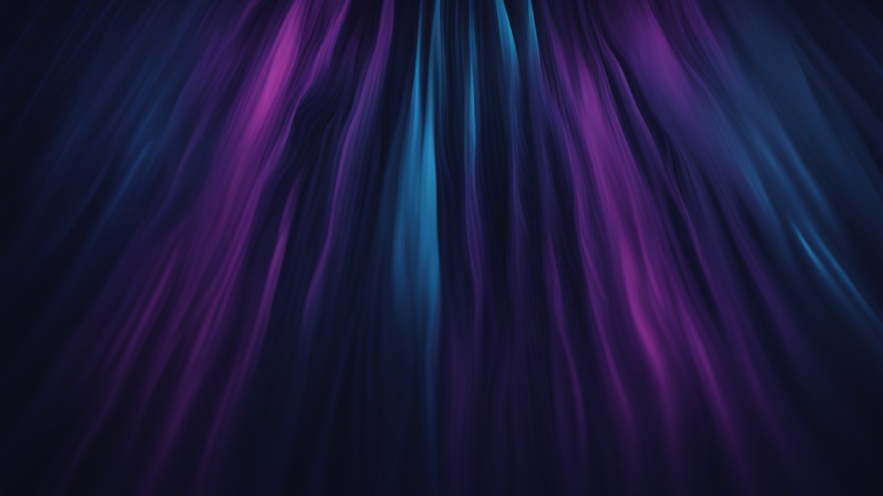 Flowing Abstract Waves in Blue and Purple