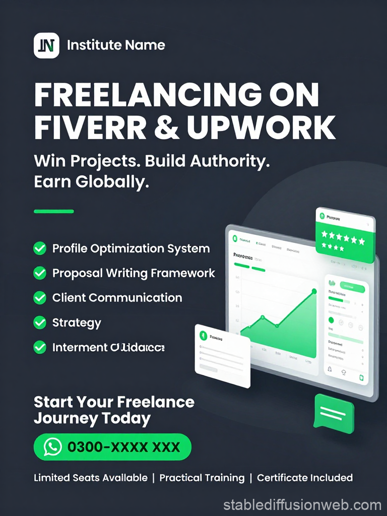 Freelancing on Fiverr & Upwork Training Course Advertisement