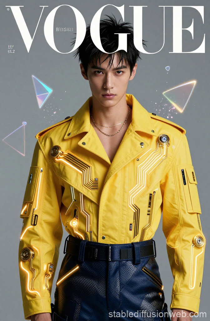 Futuristic Cyberpunk Fashion on Vogue Cover