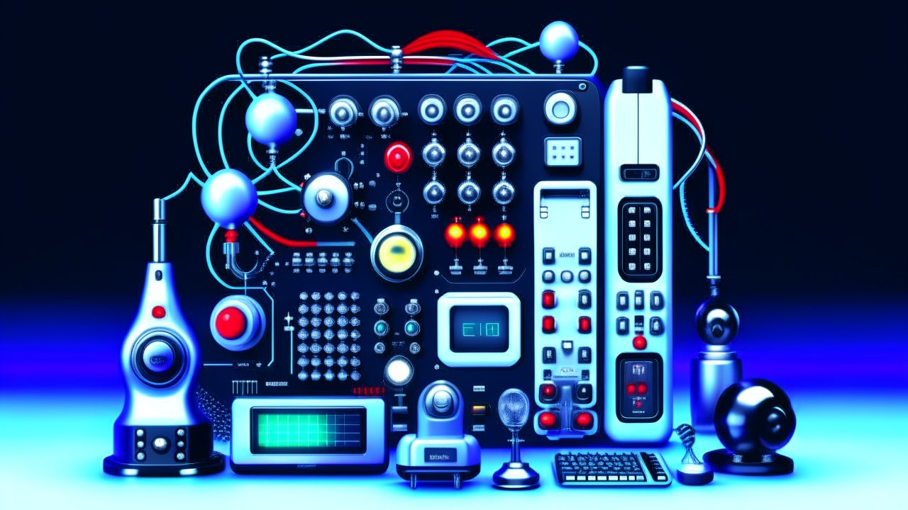 Futuristic Electrical Equipment with Retro Design