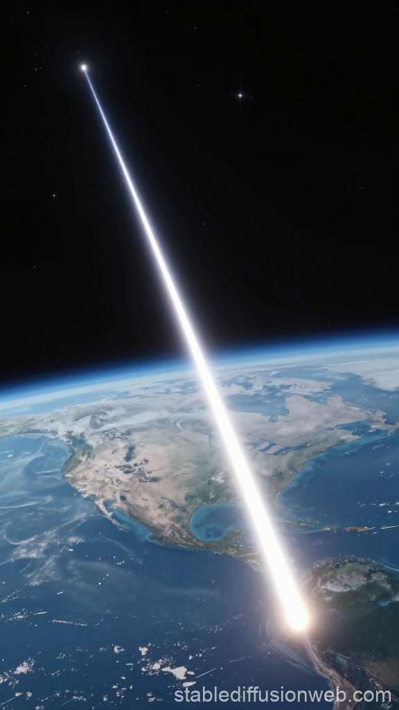 Gamma Ray Burst Impacting Earth