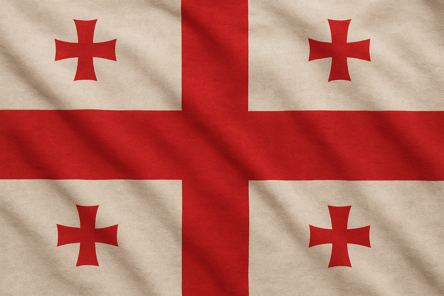 Georgia Flag Digital Art