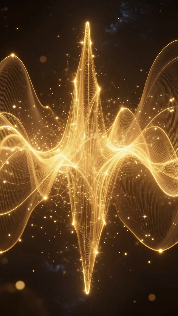 Golden Waves of Light and Energy
