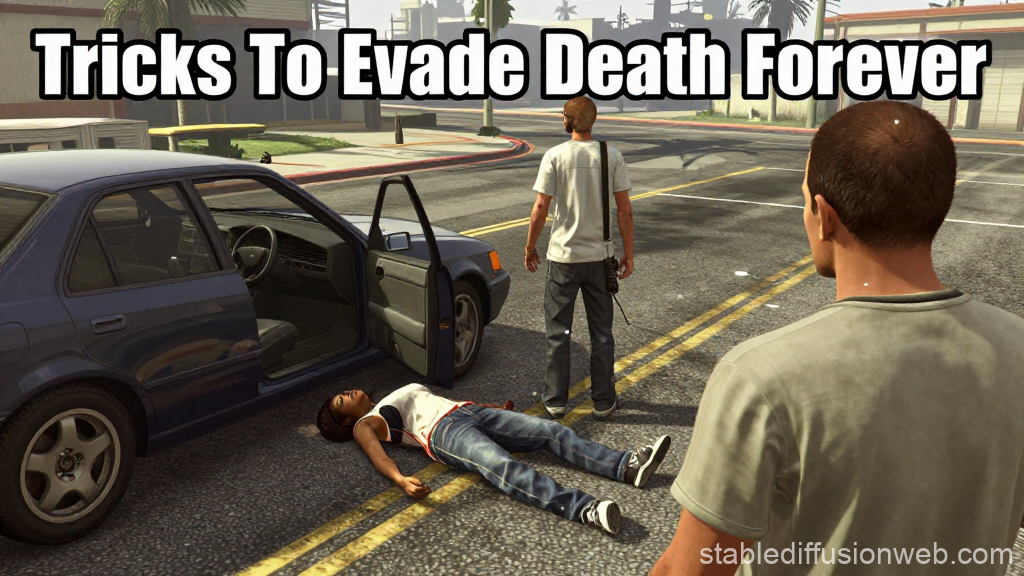 GTA Online Scene: Tricks To Evade Death Forever