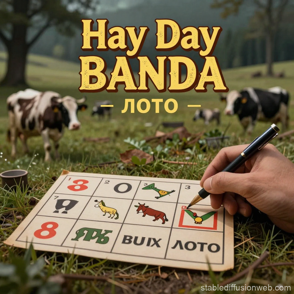 Hay Day Banda Loto Game in Pastoral Setting