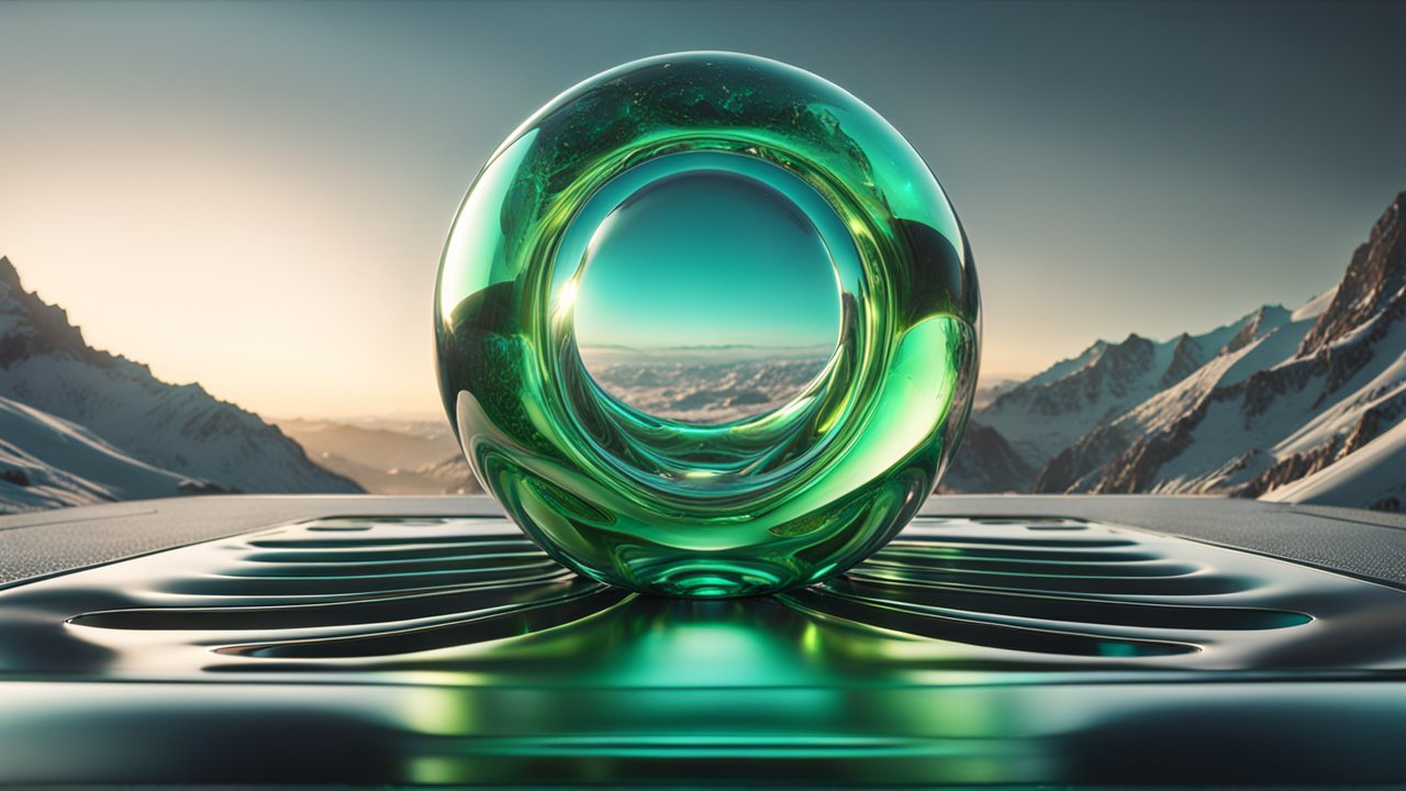 High-End Liquid Clifford Torus in Mountain Landscape