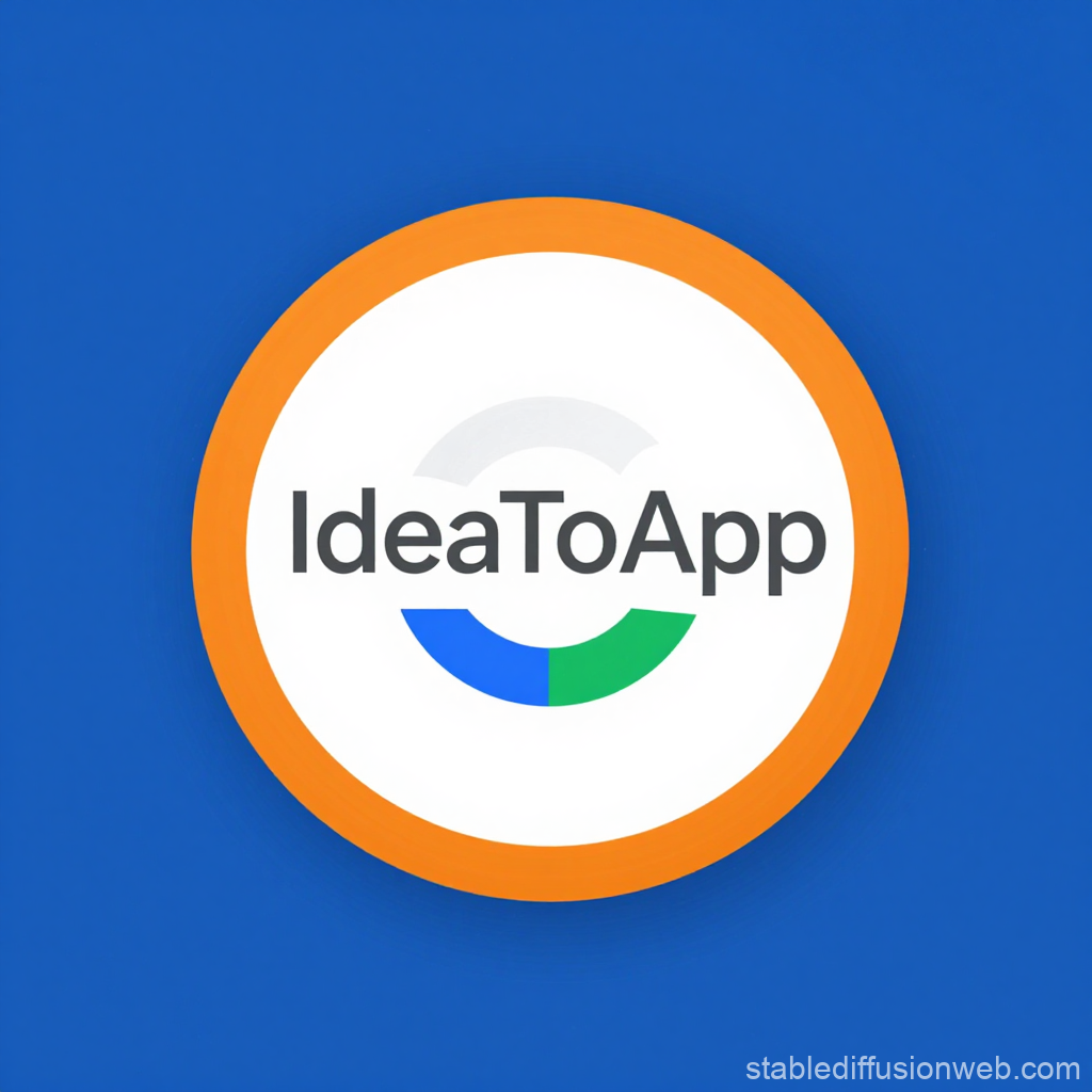 IdeaToApp Modern Logo Design with Circular Elements