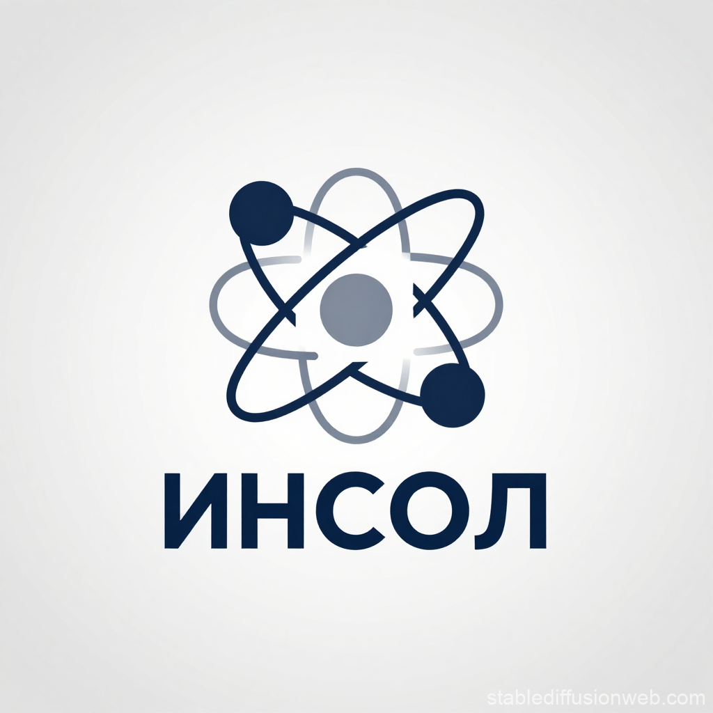 INSOL Abstract Atomic Logo Design