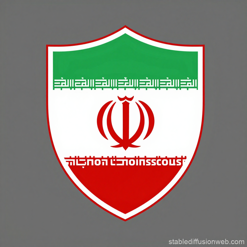 Iran Football Federation Crest Emblem